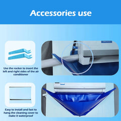 Air Conditioner Cleaning Cover Portable Split Air Conditioning Cleaning Bag, 6 In 1, 10 In 1