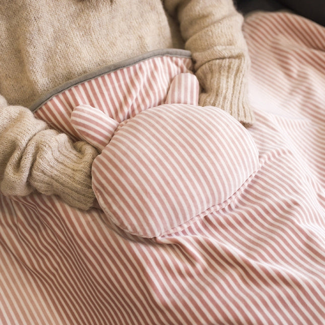AI-540 72x115cm USB Body Warmer Blanket Office Heater Electric Heating Shawl, 72x115cm Gray Cat Stripes, 72x115cm Pink Rabbit Stripes, 72x115cm Khaki Elk Stripes, 72x115cm Green, 72x115cm Pink