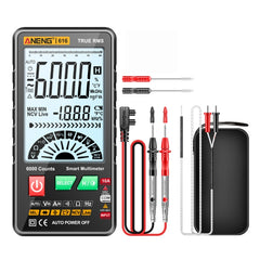 ANENG 616 Automatic High-precision Digital Display Capacitance Multimeter, Red, Black