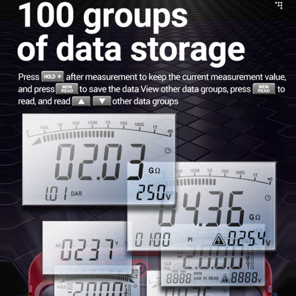 ANENG MH13 High Voltage Digital Electronic Meter Insulation Resistance Tester