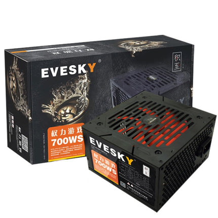 EVESKY  700WS  ATX 12V Computer Power Supply With 12cm Fan, 700WS