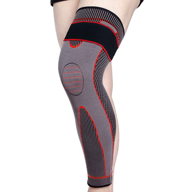 Nylon Knitted Riding Sports Extended Knee Pads, M