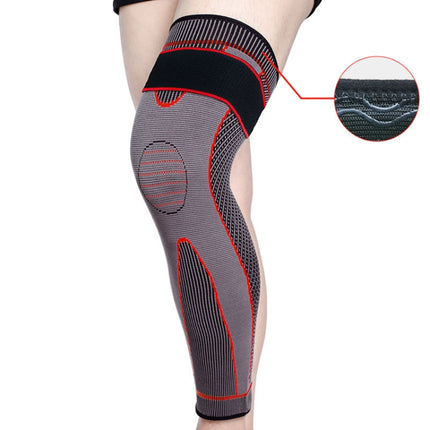 Nylon Knitted Riding Sports Extended Knee Pads, M