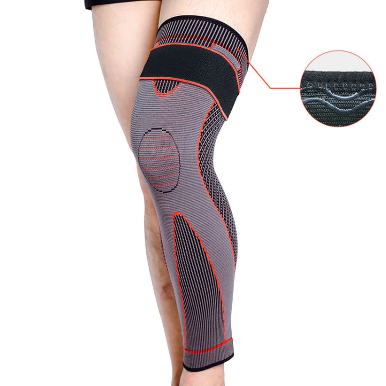 Nylon Knitted Riding Sports Extended Knee Pads, M