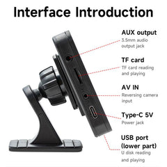 CarPlay/Android Auto Wireless Screen Projection Portable MP5