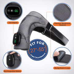 Electric Heating Shoulder Pads Massager Joint Brace Vibration Massage