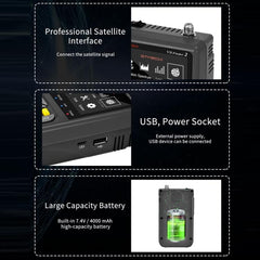 GTMedia Full HD Digital Satellite Finder With 3.5 Inch LCD Screen