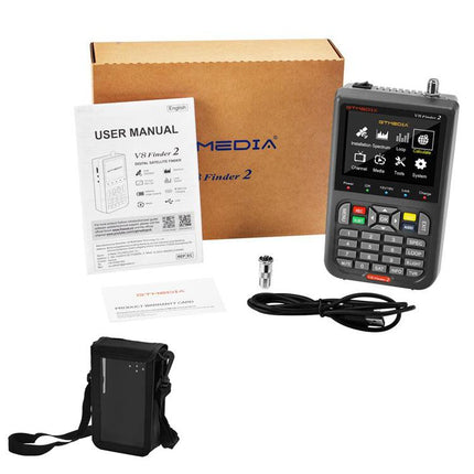 GTMedia Full HD Digital Satellite Finder With 3.5 Inch LCD Screen, With Bag