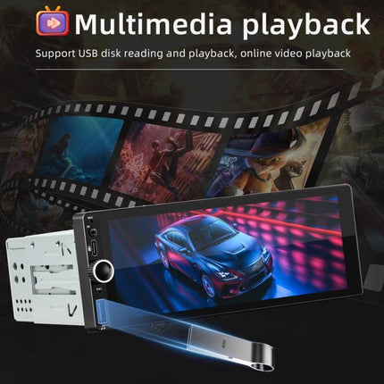 Car Radio Wireless Bluetooth Hands-Free Android Navigation, 2+64G