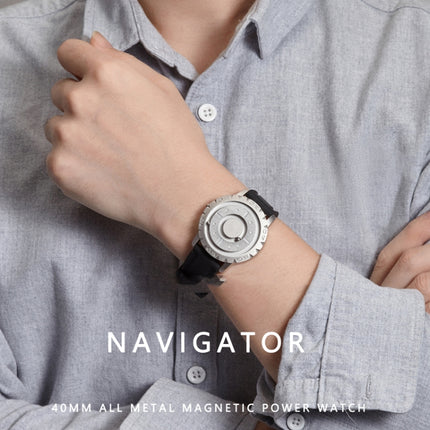 EUTOUR E030 Magnetic Ball Men Bezel-Free Design Watch