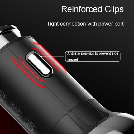 LDNIO C1 36W PD + QC 3.0 Car Fast Charger High Power Intelligent USB Car Charger, with Micro USB Cable, with 8 Pin Cable, with USB-C/Type-C Cable