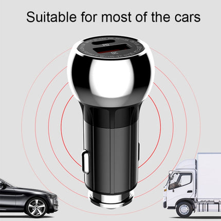 LDNIO C1 36W PD + QC 3.0 Car Fast Charger High Power Intelligent USB Car Charger, with Micro USB Cable, with 8 Pin Cable, with USB-C/Type-C Cable