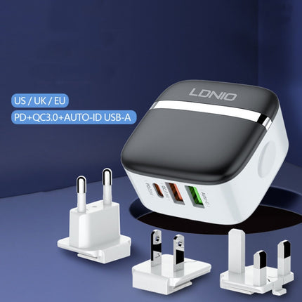 LDNIO A3513Q 32W QC3.0 3 USB Ports Phone Adapter, US Plug with Micro USB Cable, US Plug with 8 Pin Cable, US Plug with Type-C Cable, US Plug with Type-C to 8 Pin Cable, EU Plug with Micro USB Cable, EU Plug with 8 Pin Cable, EU Plug with Type-C Cable��...