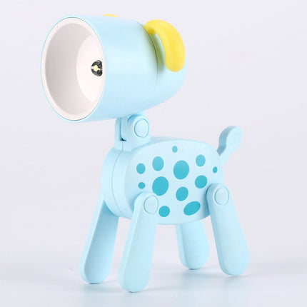 TL-23 LED Mini Foldable Cartoon Desk Lamp Home Pet Shape Decoration Table Lamp, Spec:, Dog (Blue), Dog (Green), Dog (Pink), Dog (Beige), Dog (Orange）, Dog (Yellow), Deer (Blue), Deer (Green), Deer (Pink), Deer (Beige), Deer (Orange), Deer (Yellow)     ...