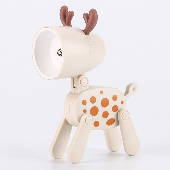 TL-23 LED Mini Foldable Cartoon Desk Lamp Home Pet Shape Decoration Table Lamp, Spec:, Spotted Deer (Pink), Spotted Deer (Grey), Spotted Deer (Orange), Spotted Deer (Blue)
