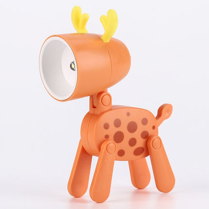 TL-23 LED Mini Foldable Cartoon Desk Lamp Home Pet Shape Decoration Table Lamp, Spec:, Spotted Deer (Pink), Spotted Deer (Grey), Spotted Deer (Orange), Spotted Deer (Blue)