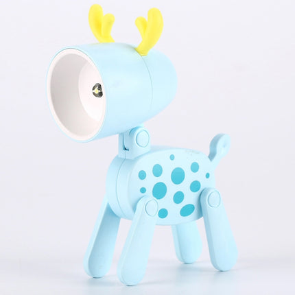 TL-23 LED Mini Foldable Cartoon Desk Lamp Home Pet Shape Decoration Table Lamp, Spec:, Spotted Deer (Pink), Spotted Deer (Grey), Spotted Deer (Orange), Spotted Deer (Blue)