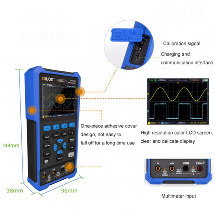 OWON VC101A (3 3/4) Oscilloscope Signal Source Multifunctional All-in-one Multimeter
