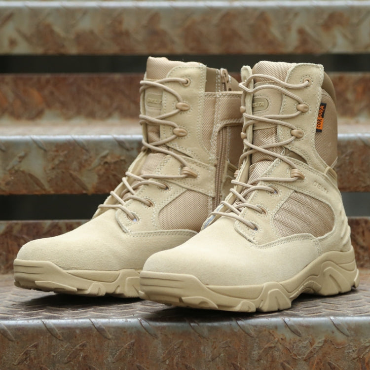 JL-1736 Wear-resistant Anti-collision High-top Training Boots Outdoor Sports Non-slip Hiking Shoes