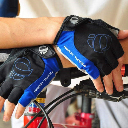 YIZIMI Anti-shock Half-finger Gloves Cycling Silicone Short Finger Gloves, S, M, L, XL