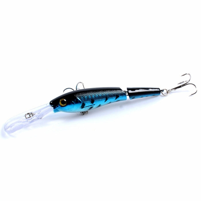M0208 13.3cm/13.4g Lure Bionic Multi-section Mino Fake Lure Plastic Lure, M0208 4, M0208 6, M0208 1, M0208 2, M0208 3