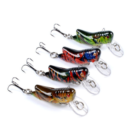 LB119 Insect Grasshopper Bionic Bait Painted Plastic Hard Bait, LB119 1, LB119 2, LB119 3, LB119 4