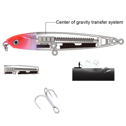 2 PCS CH79 Hard Bait Long Casting Sinking Pencil False Lure, Specification:, 8cm 10g, 8cm 14g, 10.4cm 18g