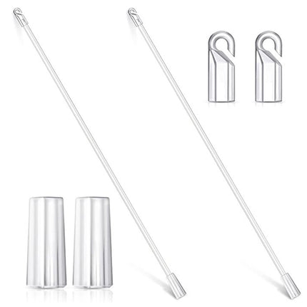 Blinds Acrylic Transparent Rod Move Light Rod With Hook Handle, Size: 24 Inch, 12 Inch Acrylic Transparent Rod, 17 Inch Acrylic Transparent Rod, 24 Inch Acrylic Transparent Rod