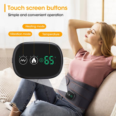 USB Charging Red Light Heating Massage Lumbar Belt Warming Waist Belt