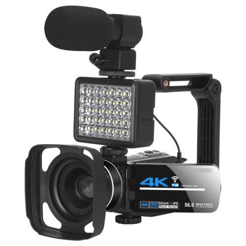 5600PX Zoomable 4K Digital Video Camera Black