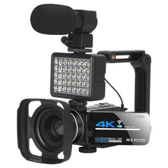 5600PX Zoomable 4K Digital Video Camera Black