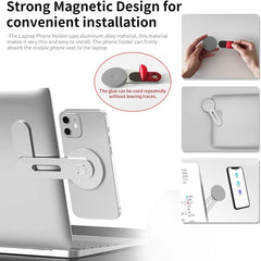 Laptop Phone Expansion Bracket Aluminum Magnetic Phone Stand