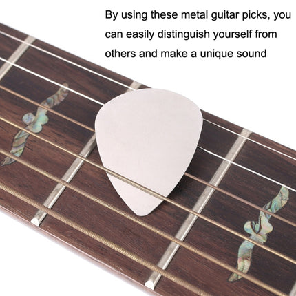 10PCS Thumb Fingers Metal Stainless Steel Bayse Guitar Paddles