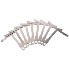 Guitar Repair Measuring Ruler Tools, 9 PCS/ Set T -Type Guitar Ruler, 5PCS Stainless Steel Leveling Ruler, 2PCS Aluminum Silver Leveling Ruler, 2PCS Aluminum Gold Leveling Ruler, 5PCS Guitar String High Ruler, T -Type Guitar Ruler+String High Ruler����...