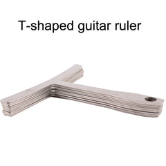 Guitar Repair Measuring Ruler Tools, 9 PCS/ Set T -Type Guitar Ruler, 5PCS Stainless Steel Leveling Ruler, 2PCS Aluminum Silver Leveling Ruler, 2PCS Aluminum Gold Leveling Ruler, 5PCS Guitar String High Ruler, T -Type Guitar Ruler+String High Ruler����...