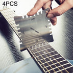 4 PCS/ Set Guitar With Teeth Ruler