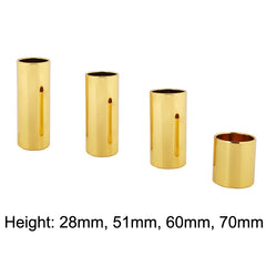 2PCS Stainless Steel Guitar Slide Tube Folk Slide Block, 28mm(Silver), 51mm(Silver), 60mm(Silver), 70mm(Silver), 28mm(Gold), 51mm(Gold), 60mm(Gold), 70mm(Gold), 28mm(Black), 51mm(Black), 60mm(Black), 70mm(Black)
