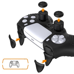 For PS5 Game Controller Joystick Cap Silicone Protective Cover Kit Dustproof Case