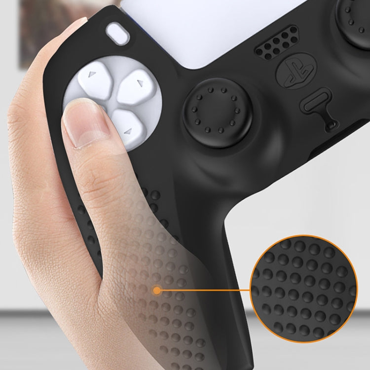 For PS5 Game Controller Joystick Cap Silicone Protective Cover Kit Dustproof Case