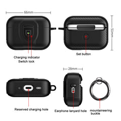 TPU + PC Full Wrap Type Protection Case Cover, For AirPods Pro 2