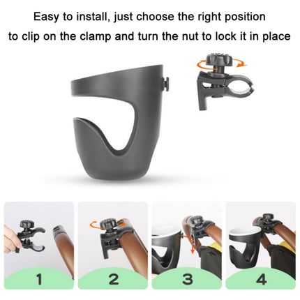 Baby Strollers Universal Multifunctional Bottle Cup Holder, Black