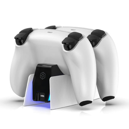 HONCAM For PS5 Gamepad Charger Dual Dock Charger