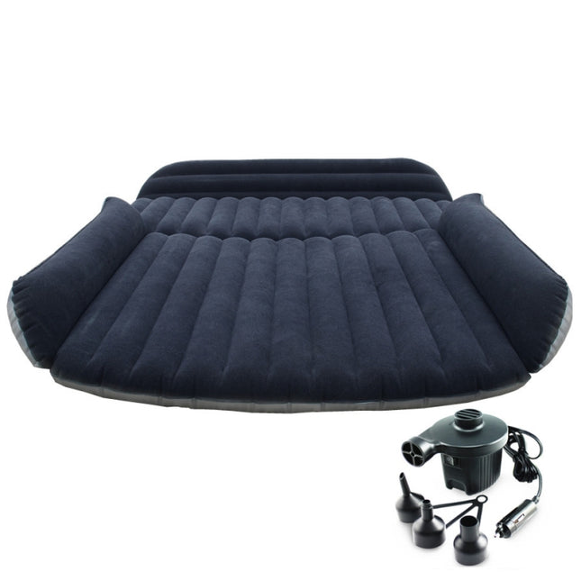 ZQ-418 SUV Rear Trunk Inflatable Bed Cushion Travel Universal Air Bed, Blue Black