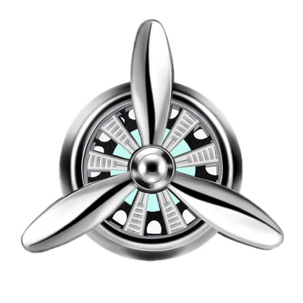 Car Air Outlet Perfume Aromatherapy Swivel Fan, Black Without Light, Silver Without Light, Red Without Light