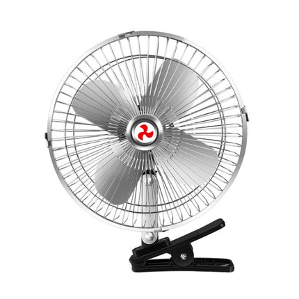 Car Powerful Fixing Clip Cooling High Wind Power Electric Fan, Specification:, 10 inch Metal 12V, 10 inch Metal 24V, 8 inch Black 12V, 8 inch Black 24V, 8 inch Metal 12V, 8 inch Metal 24V, 10 inch Black 12V, 10 inch Black 24V, 6 inch Black 12V         ...