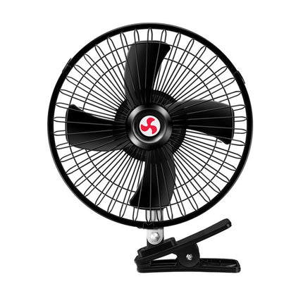 Car Powerful Fixing Clip Cooling High Wind Power Electric Fan, Specification:, 10 inch Metal 12V, 10 inch Metal 24V, 8 inch Black 12V, 8 inch Black 24V, 8 inch Metal 12V, 8 inch Metal 24V, 10 inch Black 12V, 10 inch Black 24V, 6 inch Black 12V         ...