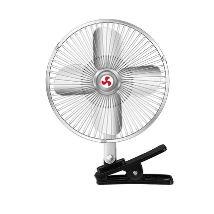Car Powerful Fixing Clip Cooling High Wind Power Electric Fan, Specification:, 10 inch Metal 12V, 10 inch Metal 24V, 8 inch Black 12V, 8 inch Black 24V, 8 inch Metal 12V, 8 inch Metal 24V, 10 inch Black 12V, 10 inch Black 24V, 6 inch Black 12V         ...
