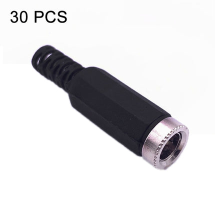 30 PCS Assembled Solder Wire DC Female Head, DC 2.1mm, DC 2.5mm
