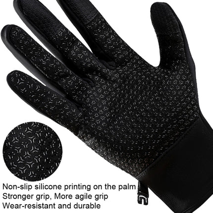 A045 Cycling Gloves Touch Screen Windproof Waterproof Sport Keep Warm Gloves, M, L, XL