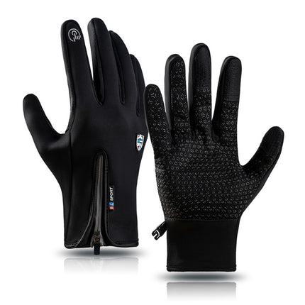A045 Cycling Gloves Touch Screen Windproof Waterproof Sport Keep Warm Gloves, M, L, XL
